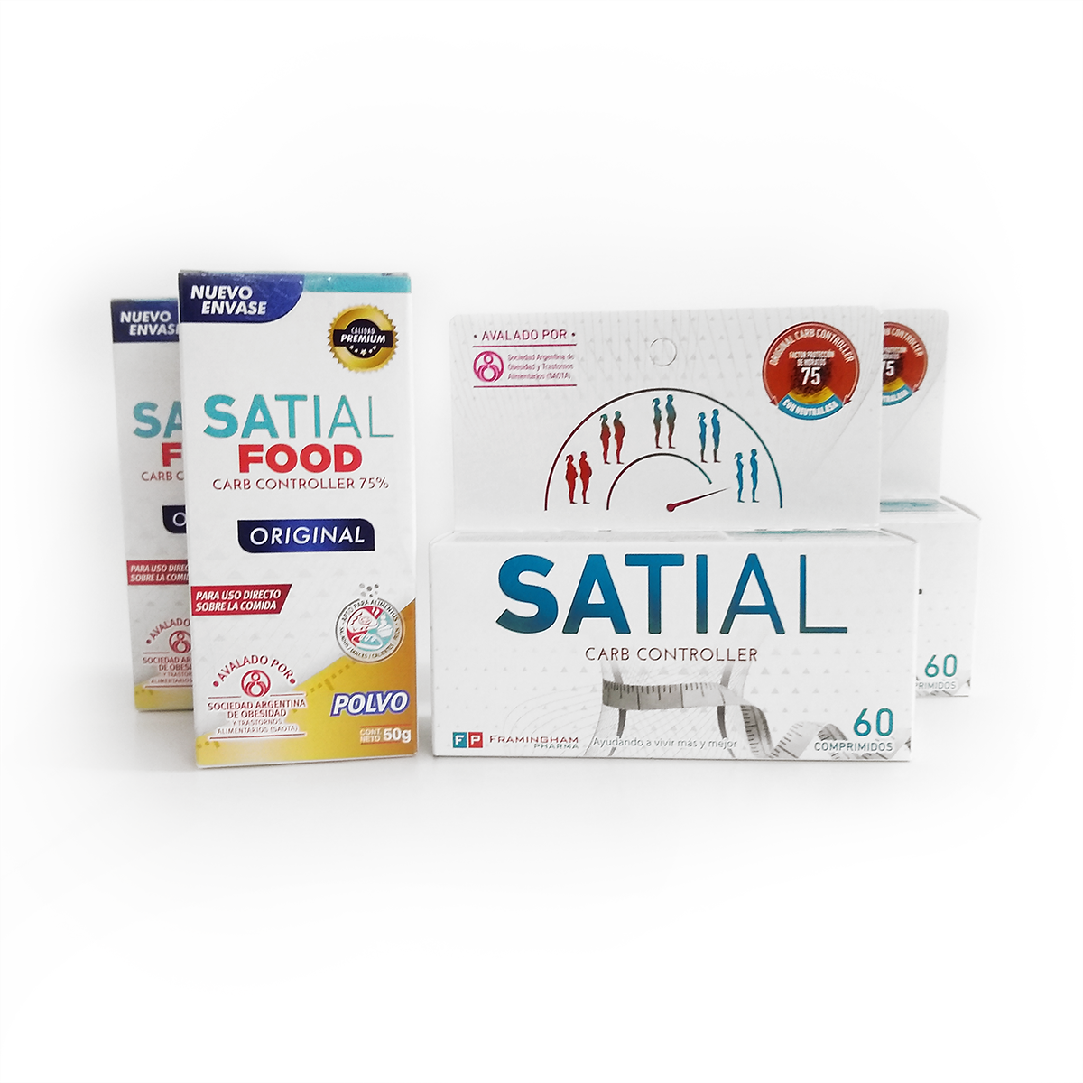 Nutrisuple Combo Satial Para 2 Meses 120 Comprimidos Y 2 Satial Food