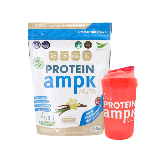 AMPK Protein Vainilla + Shaker Rosa