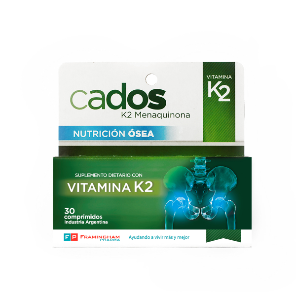 Cados Vitamina K2 Natural X30 Comprimidos Pack X12