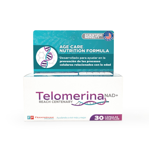 Telomerina Nad+ Capsulas Longevidad Original Pack X12