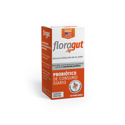 Floragut Probiótico De Mayor Estabilidad Y Concentrado Pack X12