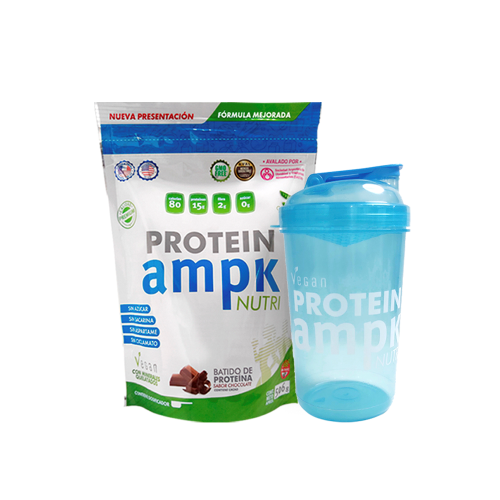 AMPK Protein Chocolate + Shaker Azul