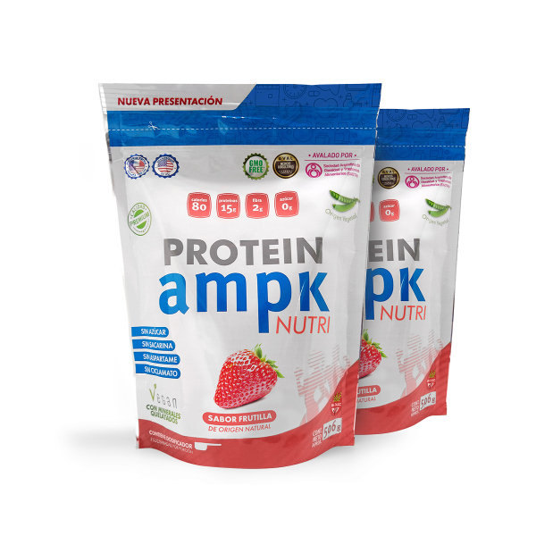 AMPK Protein Frutilla Combo x 2