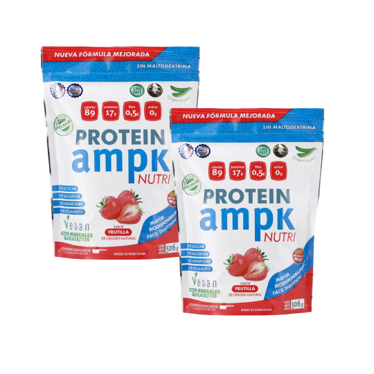 AMPK Protein Frutilla Combo x 2